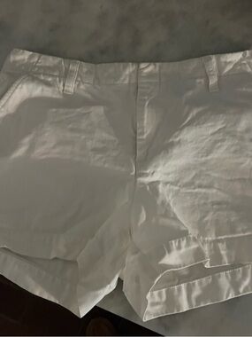 Old Navy Women's High-Waist White Chino Shorts